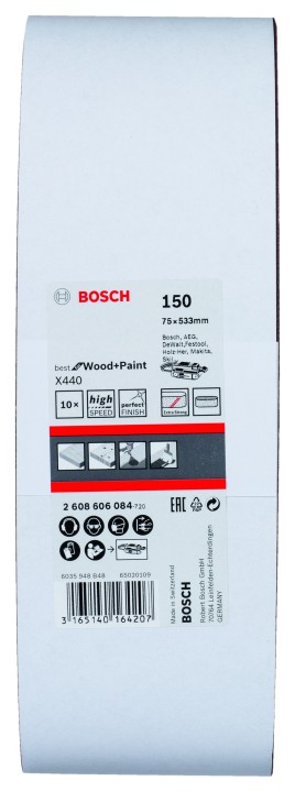 10 Bandes abras. PRO X440 75x5