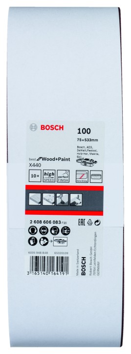 10 Bandes abras. PRO X440 75x5