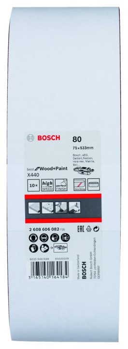 10 Bandes abras. PRO X440 75x5