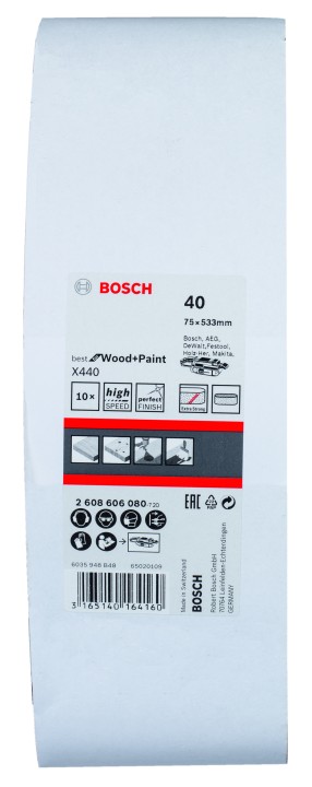 10 Bandes abras. PRO X440 75x5