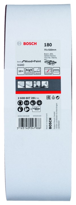 10 Bandes abras. PRO X440 75x5