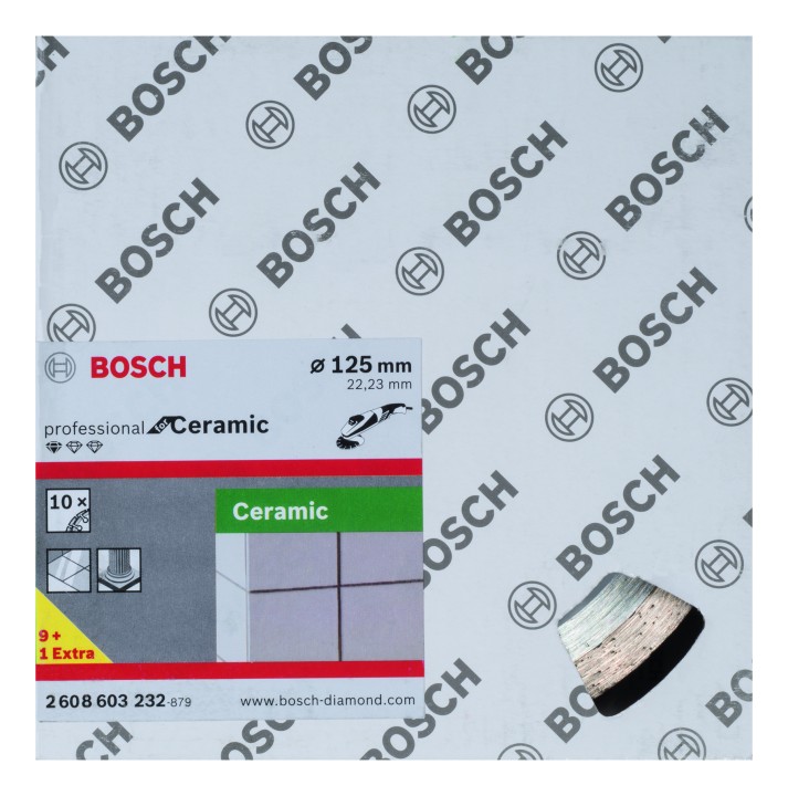 10 Disques Diam Ceramic ORIGINAL 125x22.23x7mm