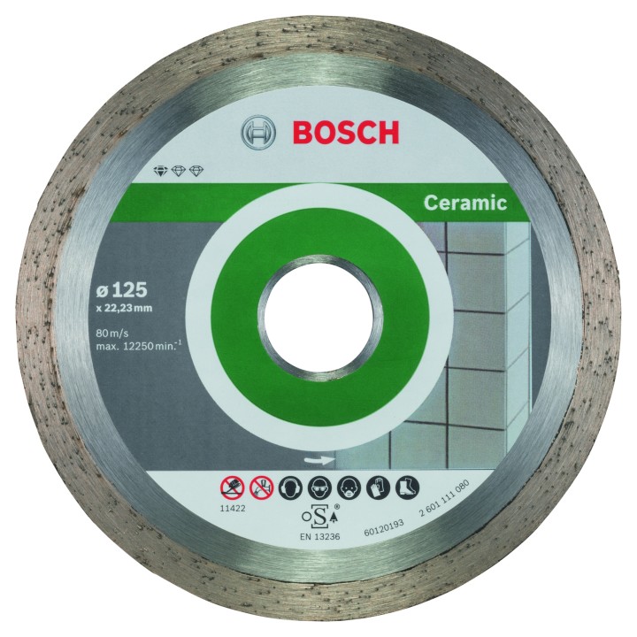10 Disques Diam Ceramic ORIGINAL 125x22.23x7mm