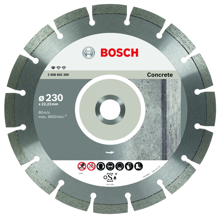 10 Disques Diam Concrete ORIGINAL 230x22.23x10mm