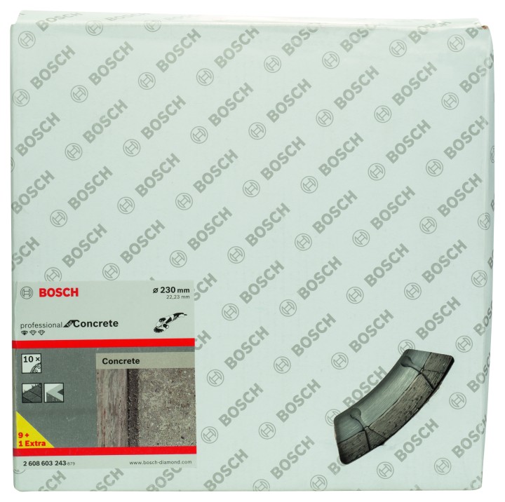 10 Disques Diam Concrete ORIGINAL 230x22.23x10mm