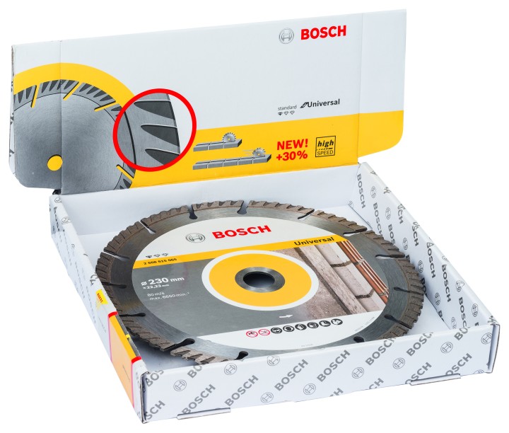 10 Disques Diam Universal PRO 230x22.23x10mm
