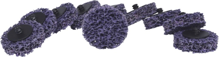 10 disques nettoy. violet 50mm