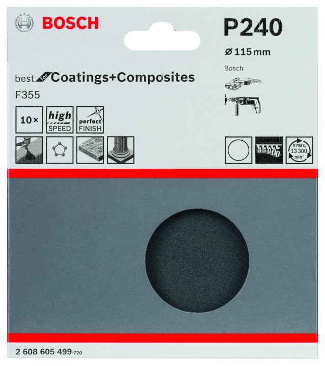 10 Disques ponçage PRO F355 11