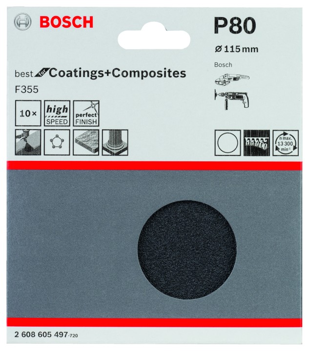 10 Disques ponçage PRO F355 11