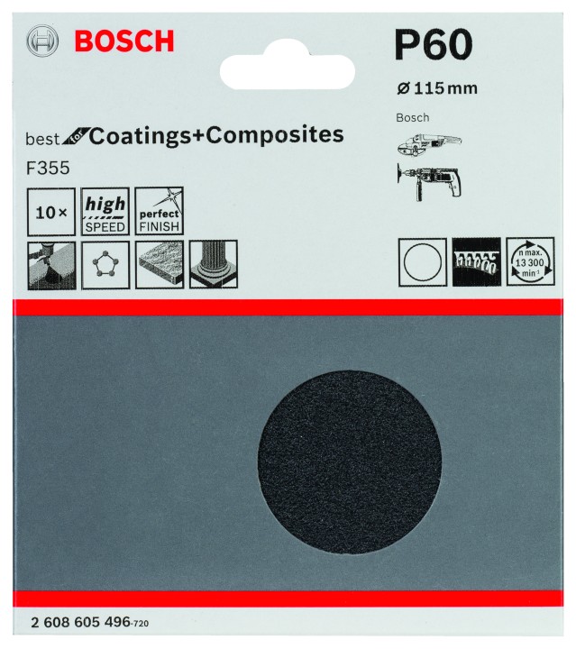 10 Disques ponçage PRO F355 11