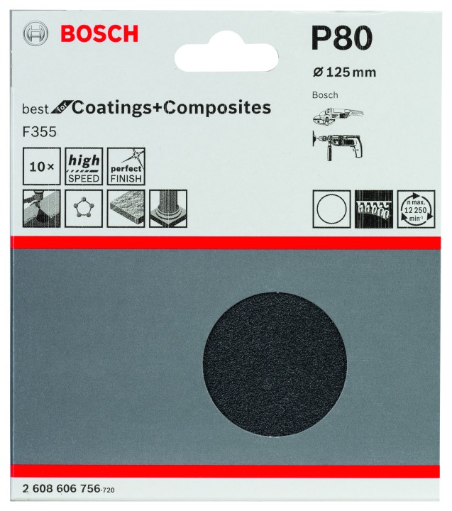 10 Disques ponçage PRO F355 12
