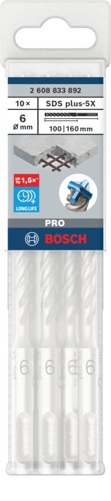 10 Foret bet PRO SDS plus-5X 6