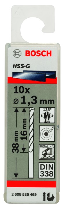 10 Forets HSS-G PRO 1.3x16x38m