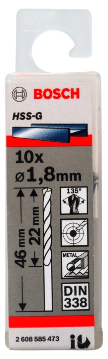 10 Forets HSS-G PRO 1.8x22x46m