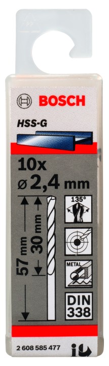 10 Forets HSS-G PRO 2.4x30x57m