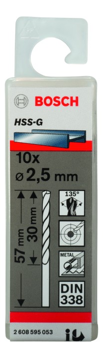 10 Forets HSS-G PRO 2.5x30x57m
