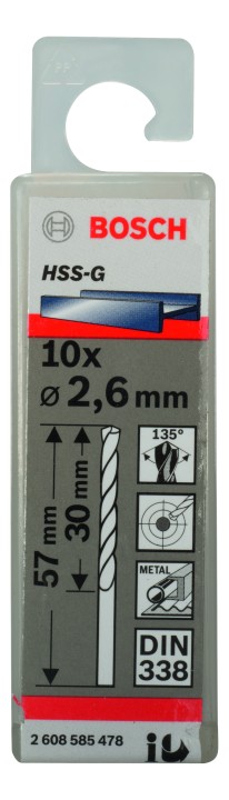 10 Forets HSS-G PRO 2.6x30x57m