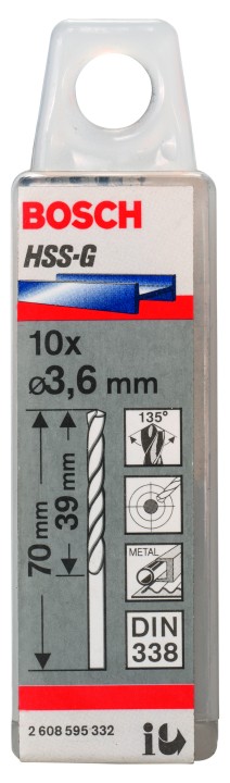 10 Forets HSS-G PRO 3.6x39x70m