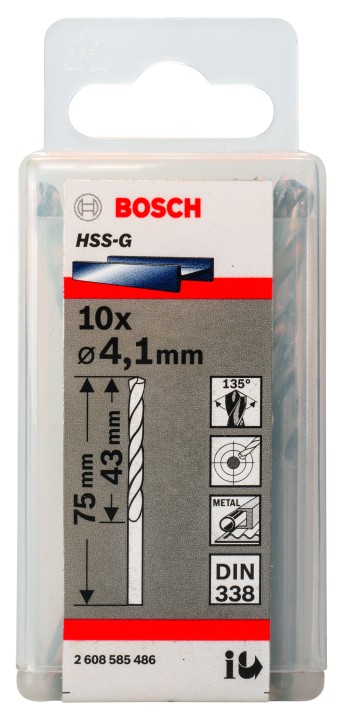 10 Forets HSS-G PRO 4.1x43x75m