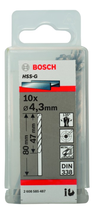 10 Forets HSS-G PRO 4.3x47x80m