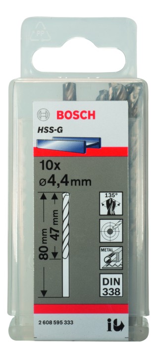 10 Forets HSS-G PRO 4.4x47x80m