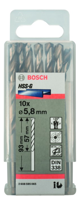 10 Forets HSS-G PRO 5.8x57x93m