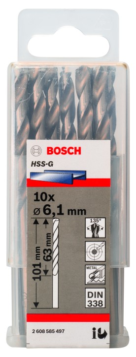 10 Forets HSS-G PRO 6.1x63x101