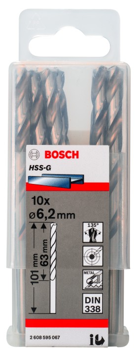 10 Forets HSS-G PRO 6.2x63x101