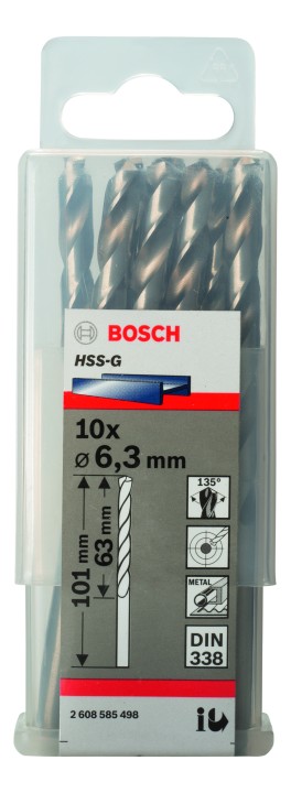 10 Forets HSS-G PRO 6.3x63x101