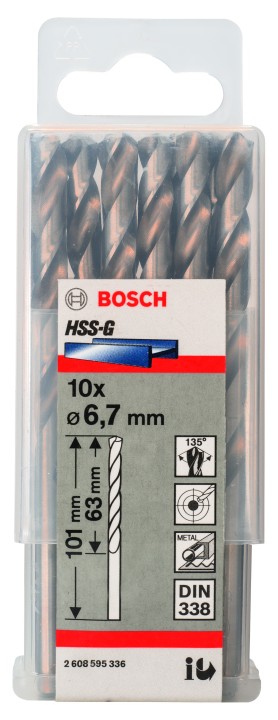 10 Forets HSS-G PRO 6.7x63x101