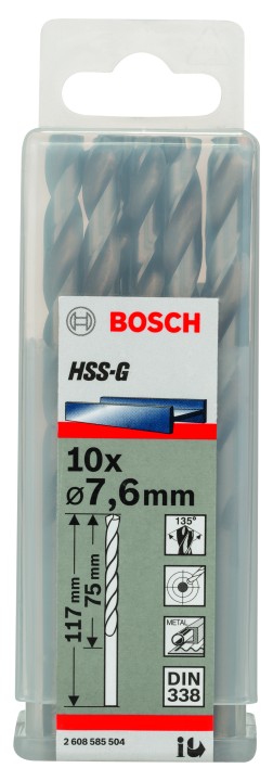 10 Forets HSS-G PRO 7.6x75x117