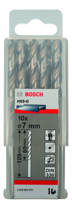 10 Forets HSS-G PRO 7x69x109mm