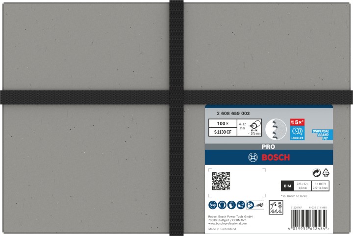 100 LSSabre PRO Métal 225mm S1