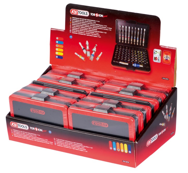 10jeux embouts vissage couleur