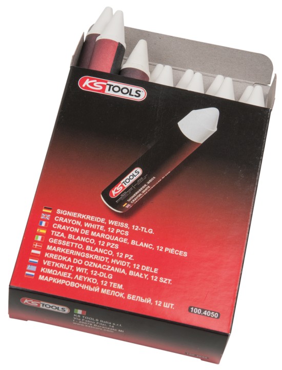 12 crayons blanc marquage pneu