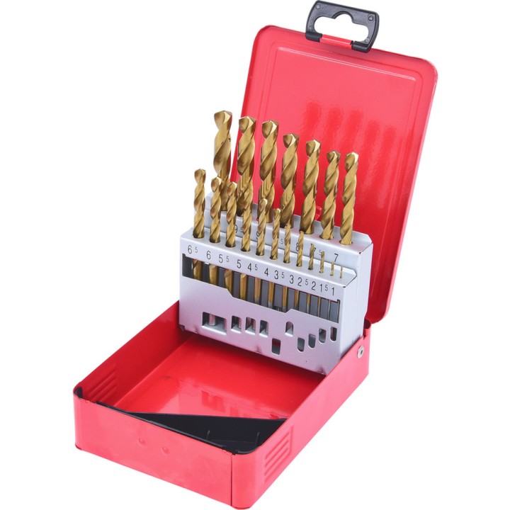 19 forets HSS TiN 1-10mm