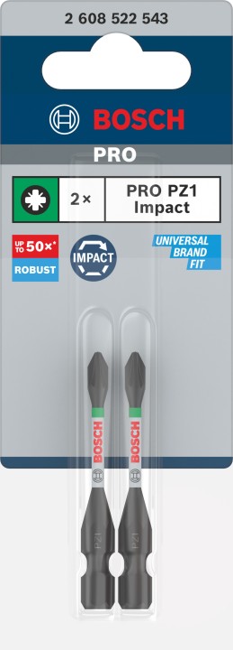 2 Embouts PRO Impact PZ1 55mm