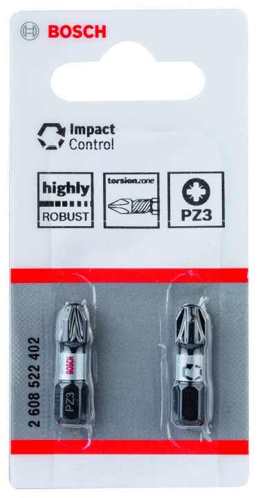 2 Embouts PRO Impact PZ3 25mm