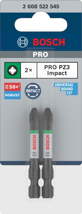 2 Embouts PRO Impact PZ3 55mm