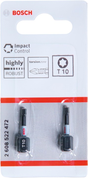 2 Embouts PRO Impact T10 25mm