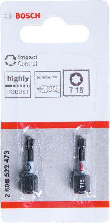 2 Embouts PRO Impact T15 25mm