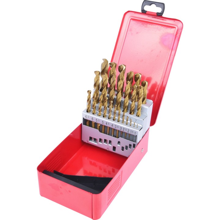 25 forets HSS TiN 1-13mm
