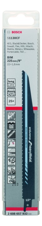 25 LSSabre PRO BIM Métal 225mm