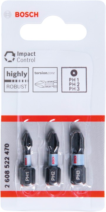 3 Embouts PRO Impact PH1 PH2 P