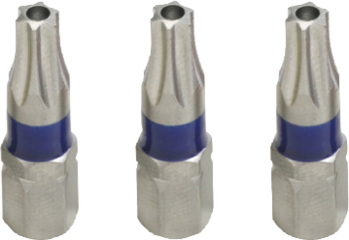 3 Embouts TB8 couleur L.25mm