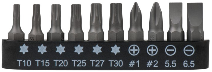 3 tournevis flexibles, L.500mm