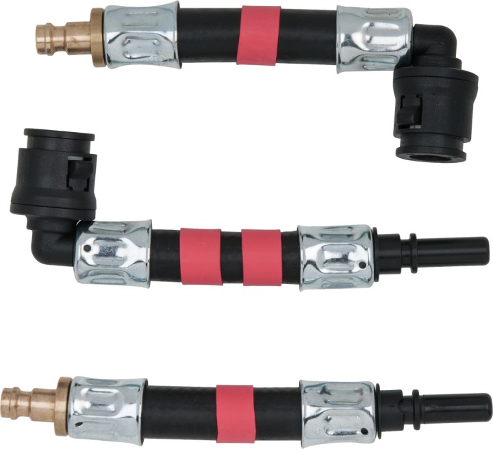 3x adapt. SAE 8x20 mm, rouge