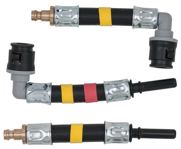 3x adapt. SAE 8x30 mm, jaune