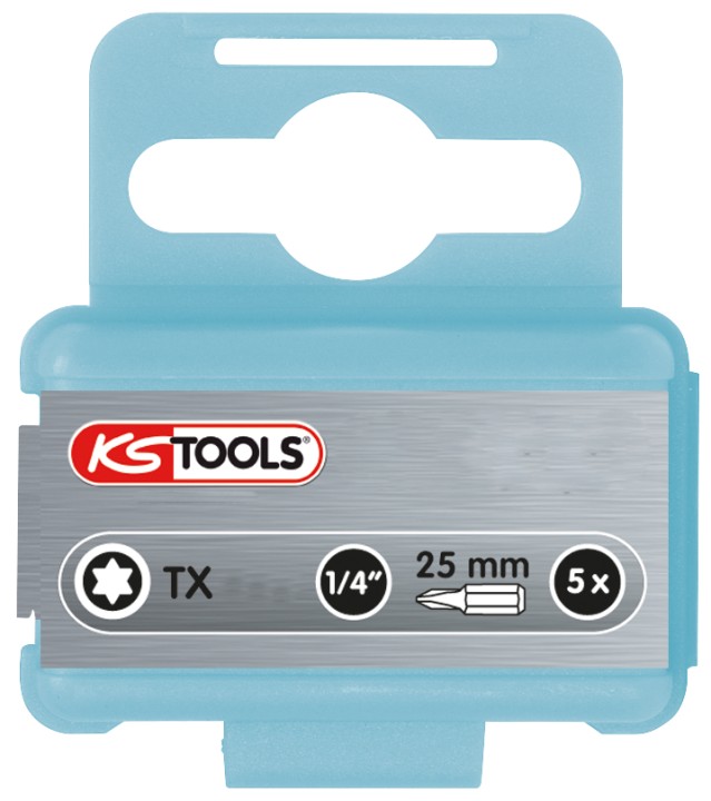 5 embouts INOX TX 1/4" T30