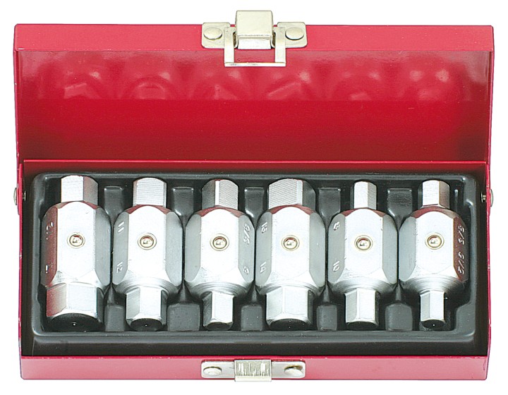6 outils pour bouchons vidange